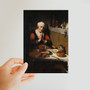 Old Woman Praying, Known as 'Prayer Without End', Nicolaes Maes, c. 1656 -  Classic Postcard - (FREE SHIPPING)