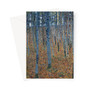 Gustav Klimt's Beech Grove I (1902) -  Greeting Card - (FREE SHIPPING)