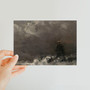 Lighthouse in the Surf, Hendrik Willem Mesdag, c. 1900 - c. 1907 -  Classic Postcard - (FREE SHIPPING)