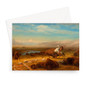 The_Last_of_the_Buffalo - Albert Bierstadt-1888 -  Greeting Card - (FREE SHIPPING)