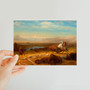 The Last of the Buffalo - Albert Bierstadt-1888 -  Classic Postcard - (FREE SHIPPING)