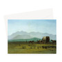 Albert_Bierstadt_-_Surveyor's_Wagon_in_the_Rockies -  Greeting Card - (FREE SHIPPING)