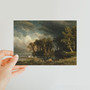 Albert_Bierstadt_-_The_coming_storm -  Classic Postcard - (FREE SHIPPING)