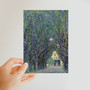 Gustav Klimt's Allee at Schloss Kammer (1910)  -  Classic Postcard - (FREE SHIPPING)