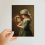 Julie Le Brun (1780–1819) Looking in a Mirror 1787 by Elisabeth Louise Vigée Le Brun Classic Postcard