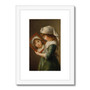 Julie Le Brun (1780–1819) Looking in a Mirror 1787 by Elisabeth Louise Vigée Le Brun Framed & Mounted Print