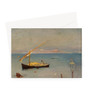 Jan Ciągliński's At Bosporus (1867) -  Greeting Card - (FREE SHIPPING)