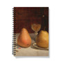 Sanford Robinson Gifford's Two Pears on a Tabletop -  Notebook