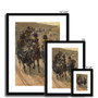 The Yellow Riders, George Hendrik Breitner, 1885 - 1886 -  Framed & Mounted Print