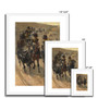 The Yellow Riders, George Hendrik Breitner, 1885 - 1886 -  Framed & Mounted Print