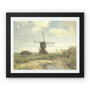 'Sunny Day', a Windmill on a Waterway, Paul Joseph Constantin Gabriël, c. 1860 - c. 1903 -  Framed Canvas