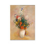 Vase of Flowers (Pink Background) ca. 1906 Odilon Redon, French - Hahnemühle German Etching Print -  (FREE SHIPPING)