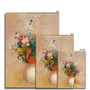 Vase of Flowers (Pink Background) ca. 1906 Odilon Redon, French - Hahnemühle German Etching Print -  (FREE SHIPPING)