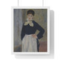 A Waitress at Duval's Restaurant, Auguste Renoir French  ,  Premium Framed Vertical Poster,A Waitress at Duval's Restaurant, Auguste Renoir French  -  Premium Framed Vertical Poster,A Waitress at Duval's Restaurant, Auguste Renoir French  -  Premium Framed Vertical Poster