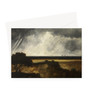 Georges Michel's Landschap met overtrekkende bui Greeting Card - Free Shipping