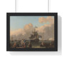   Premium Framed Horizontal Poster,The Y at Amsterdam, with the Frigate 'De Ploeg', Ludolf Bakhuysen  -  Premium Framed Horizontal Poster,The Y at Amsterdam, with the Frigate 'De Ploeg', Ludolf Bakhuysen  -  Premium Framed Horizontal Poster,The Y at Amsterdam, with the Frigate 'De Ploeg', Ludolf Bakhuysen  