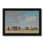 Eugène Boudin, The Beach at Trouville Framed Print