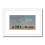 Eugène Boudin, The Beach at Trouville Framed & Mounted Print