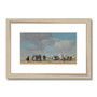 Eugène Boudin, The Beach at Trouville Framed & Mounted Print