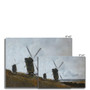 Georges Michel's Paysage avec moulins à vent Fine Art Print