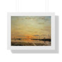  Coucher de soleil à marée basse  -  Framed Horizontal Poster,Eugène Boudin, Coucher de soleil à marée basse  ,  Framed Horizontal Poster,Eugène Boudin, Coucher de soleil à marée basse  -  Framed Horizontal Poster,Eugène Boudin