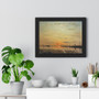 Eugène Boudin, Coucher de soleil à marée basse  -  Framed Horizontal Poster,Eugène Boudin, Coucher de soleil à marée basse  -  Framed Horizontal Poster,Eugène Boudin, Coucher de soleil à marée basse  ,  Framed Horizontal Poster