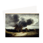 Georges Michel's Paysage des environs de Paris Greeting Card - (FREE SHIPPING)