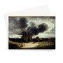 Georges Michel's Paysage des environs de Paris Greeting Card - (FREE SHIPPING)