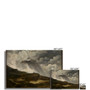 Georges Michel's Gezicht op de heuvel van Montmartre (Voor het onweer, ‘Avant_l’Orage’) Fine Art Print