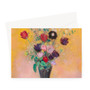 Vase of Flowers (1916) by Odilon Redon Greeting Card - (FREE SHIPPING)