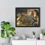 Auguste Renoir , Odalisque, Premium Framed Horizontal Poster,Auguste Renoir - Odalisque- Premium Framed Horizontal Poster