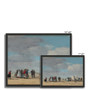 Eugène Boudin, The Beach at Trouville Framed Photo Tile