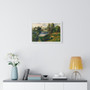  Landscape at Vétheuil, Premium Framed Horizontal Poster,Auguste Renoir - Landscape at Vétheuil- Premium Framed Horizontal Poster,Auguste Renoir 