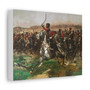 Edouard Detaille's Vive L'Empereur - Stretched Canvas