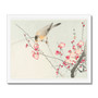 Songbird on blossom branch (1900 - 1936) by Ohara Koson (1877-1945) Framed Print