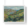 Hills around the Bay of Moulin Huet, Guernsey,  Auguste Renoir French - Premium Framed Horizontal Poster,Hills around the Bay of Moulin Huet, Guernsey,  Auguste Renoir French , Premium Framed Horizontal Poster,Hills around the Bay of Moulin Huet, Guernsey,  Auguste Renoir French - Premium Framed Horizontal Poster