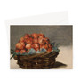 Strawberries ca. 1882 Edouard Manet French - Greeting Card - (FREE SHIPPING)
