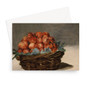 Strawberries ca. 1882 Edouard Manet French - Greeting Card - (FREE SHIPPING)