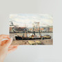 Port of Rouen, Unloading Wood (1898) by Camille Pissarro, Classic Postcard - (FREE SHIPPING)