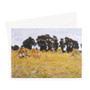 Reapers Resting in a Wheat Field (1885) by John Singer Sargent - Greeting Card - (Free shipping)