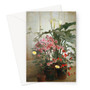 Side of a Greenhouse 1870–80 ( ) George Cochran Lambdin American - Greeting Card - (Free shipping)