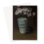 Pink Azalea—Chinese Vase 1880–90 ( ) William Merritt Chase American - Greeting Card - (Free shipping)