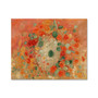 Nasturtiums (1905) by Odilon Redon - Hahnemühle German Etching Print  (FREE SHIPPING)