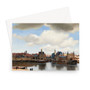 Johannes Vermeer’s View of Delft (ca. 1660–1661 Greeting Card - (Free shipping)