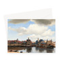 Johannes Vermeer’s View of Delft (ca. 1660–1661 Greeting Card - (Free shipping)