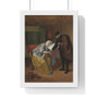 The Sick Woman, Jan Havicksz. Steen  ,  Premium Framed Vertical Poster,The Sick Woman, Jan Havicksz. Steen  -  Premium Framed Vertical Poster,The Sick Woman, Jan Havicksz. Steen  -  Premium Framed Vertical Poster