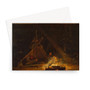 Camp Fire 1880 Winslow Homer American Greeting Card - (Free shipping)