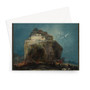 A City on a Rock Style of Goya Spanish Greeting Card - (Free shipping)