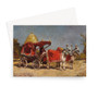 Edwin Lord Weeks Native Gharry Or Cart Greeting Card - (Free shipping)