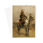 A Cavalryman 1884 Alphonse-Marie-Adolphe de Neuville French Greeting Card - (Free shipping)